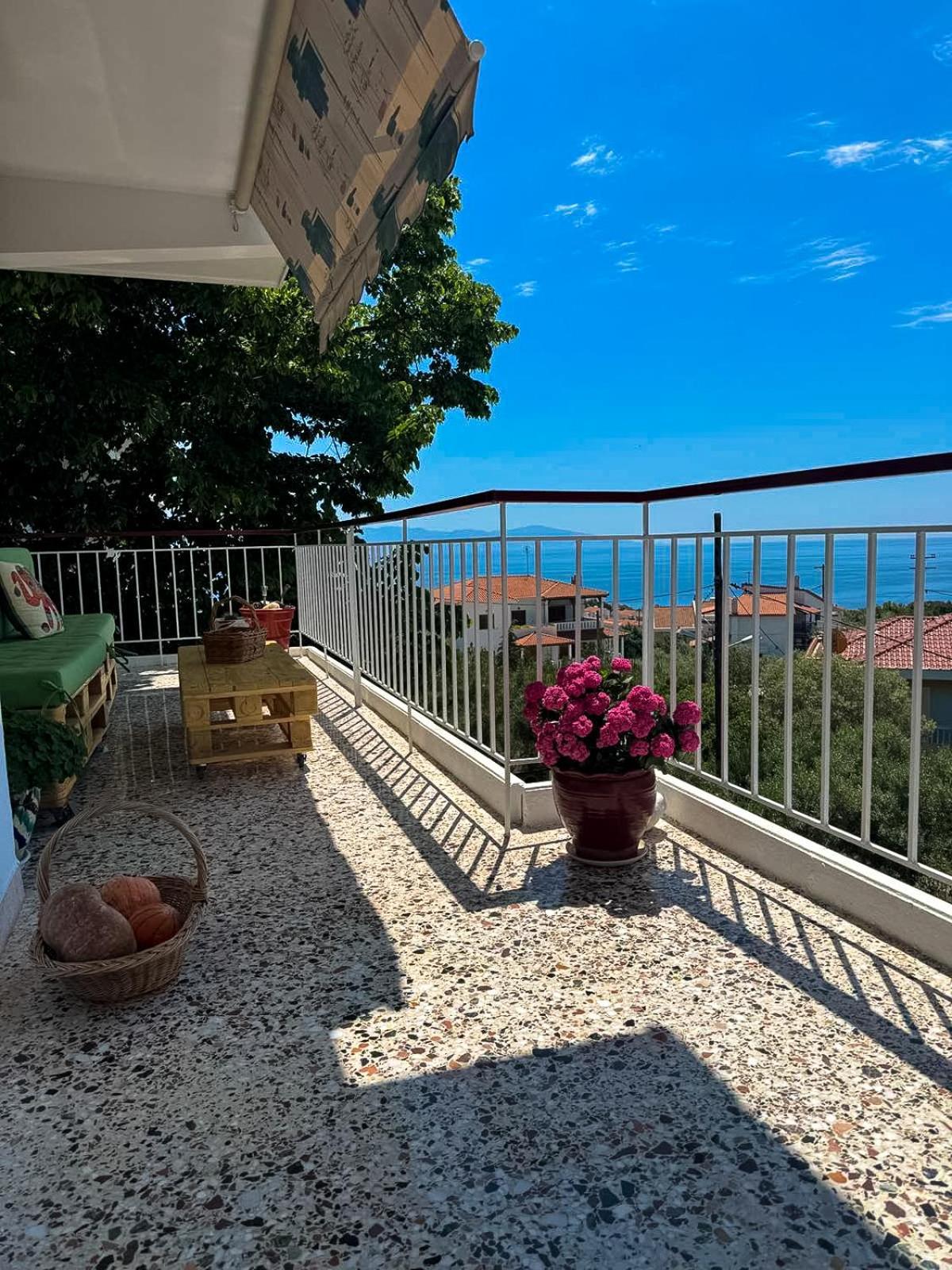 Mimoza'S Sea View Apartment PalaiónTsiflíkion Dış mekan fotoğraf