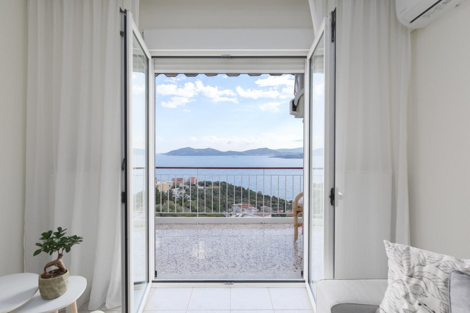 Mimoza'S Sea View Apartment PalaiónTsiflíkion Dış mekan fotoğraf