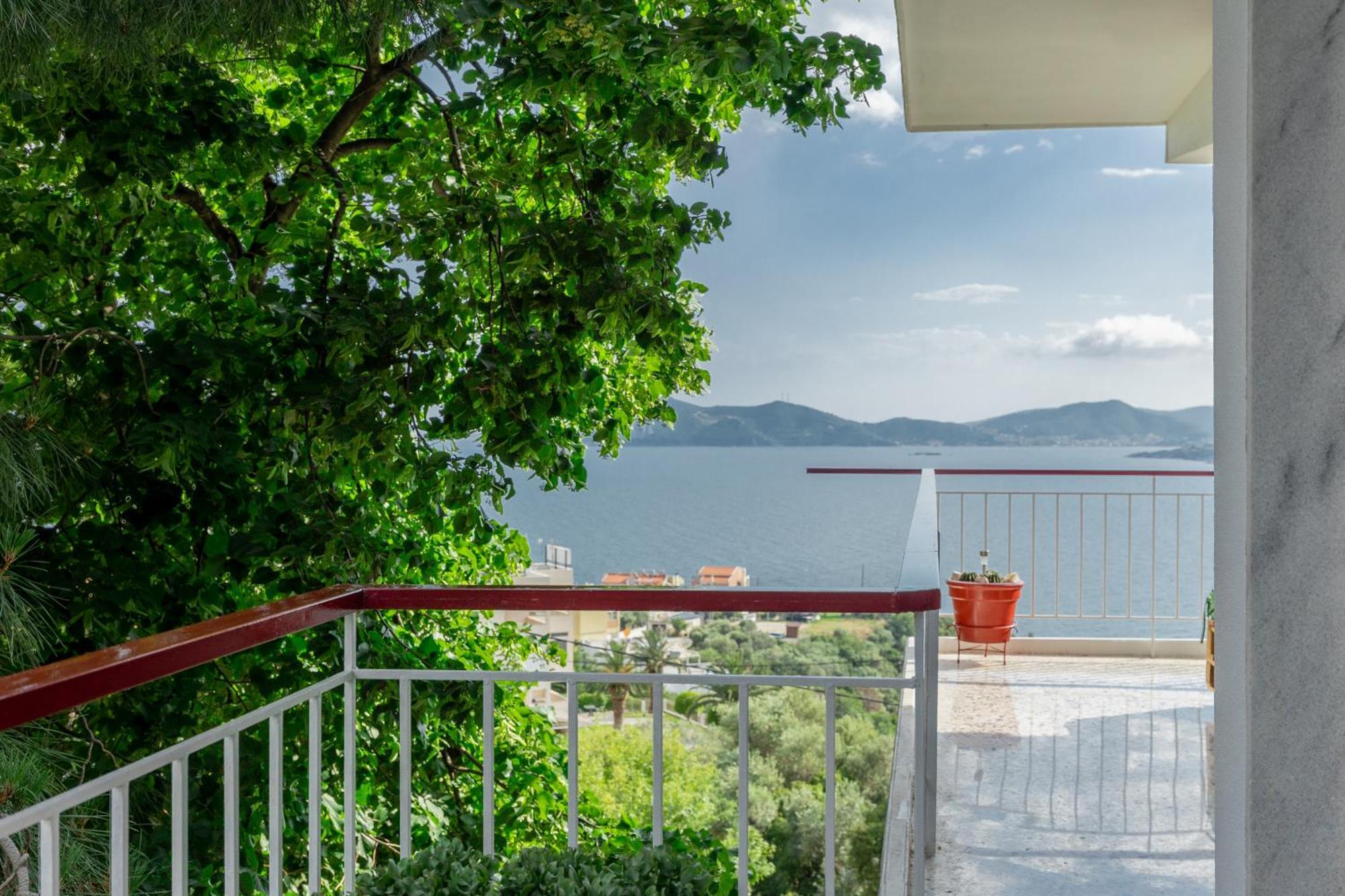 Mimoza'S Sea View Apartment PalaiónTsiflíkion Dış mekan fotoğraf